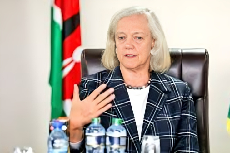 Meg Whitman who resigned as US Ambassador to Kenya
