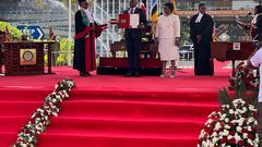 The swearing-in ceremony of Deputy President Kithure Kindiki was conducted by an all ladies team of Chief Justice Martha Koome, Chief Registrar of the Judiciary Winfridah Boyani Mokaya and Attorney General Dorcas Oduor.