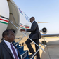 President William Ruto boarding the official presidential jet