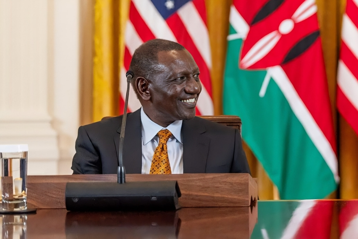 President William Ruto at the White House