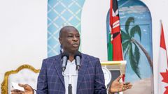 Former Deputy president Rigathi Gachagua