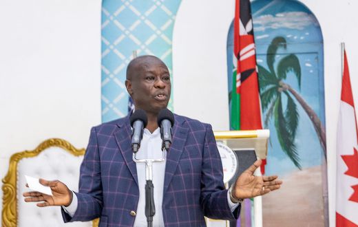 Former Deputy president Rigathi Gachagua