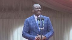 President William Ruto speaking in Embu during the consecration of Bishop Peter Kimani at the Embu Catholic Archdiocese on November 16.