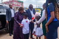 Former Deputy President Rigathi Gachagua and his spouse Pastor Dorcas Rigathi at PriestHood Fellowship Church in Kahawa West, Nairobi County.