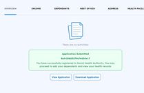 Step-by-step guide on how to register, download SHA confirmation document