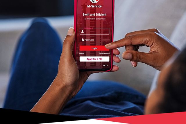 A person using KRA app