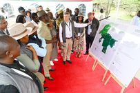 President William Ruto at the Ol Pejeta Conservancy in Laikipia County during its 20th anniversary celebrations