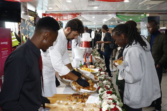 Chef Luca Mastromattei at the Week of Italian Cusine int eh World