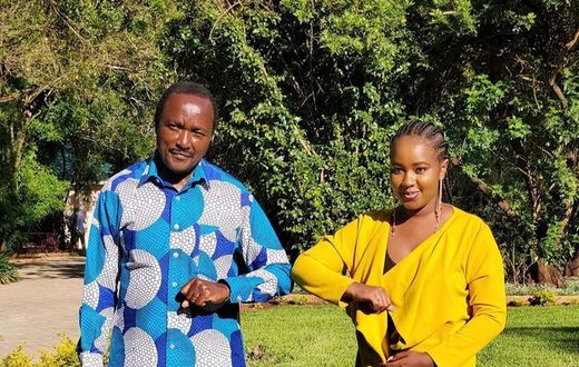 A past image of Kalonzo Musyoka and late Tabitha Gatwiri