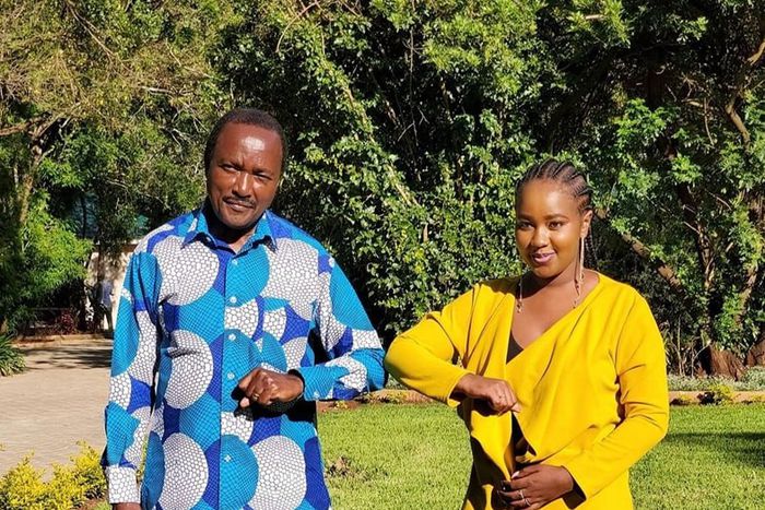 A past image of Kalonzo Musyoka and late Tabitha Gatwiri