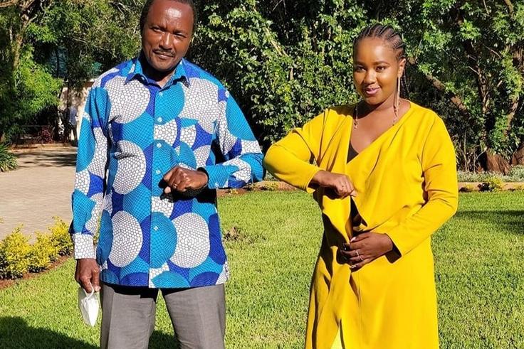 A past image of Kalonzo Musyoka and late Tabitha Gatwiri