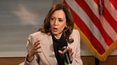 Vice President Kamala Harris during an interview with the National Association of Black Journalists expressed confidence in the Secret Service.JIM WATSON/AFP via Getty Images