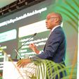 Safaricom CEO Peter Ndegwa during the company’s H1 2024 earnings presentation.