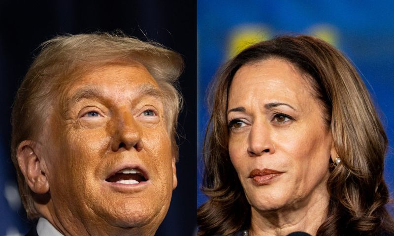 Donald Trump and Kamala HarrisJim Vondruska and Brandon Bell/Getty Images