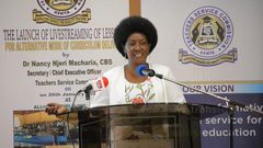 Nancy Macharia CEO Teachers Service Commission