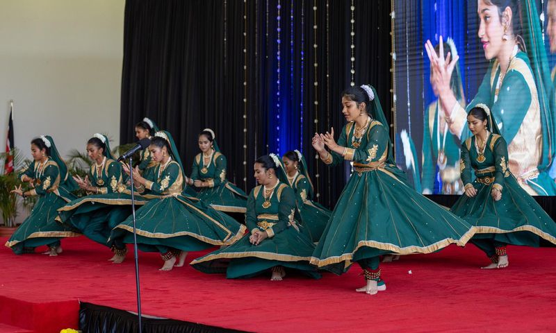 Hindu faihfuls at State House for Diwali Celebrations