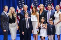 Donald Trump and his family (Source - Getty Images)