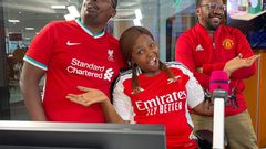 Carol Radull with Kieni Githinji and Roy Karuhize