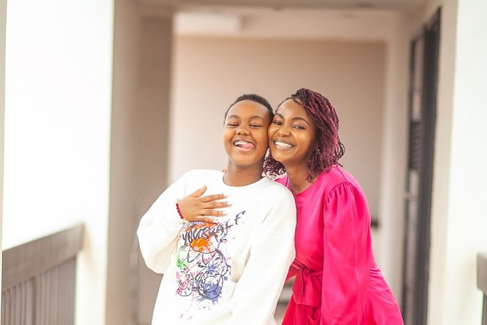 Judy Nyawira with her daughter Mumbua