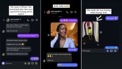 Chats between Josh Wonder and the lady he allegedly cheated with (Source -Njambi Fever Instagram)