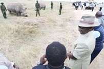 President William Ruto at the Ol Pejeta Conservancy in Laikipia County during its 20th anniversary celebrations