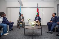 Deputy President Kithure Kindiki during a meeting with President Duma Boko of Botswana on November 9, 2024 [DPCS].