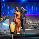 Gospel singer Guardian Angel with his wife Esther Musila