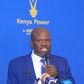 Kenya Power MD Joseph Siror presenting the company's full year results on October 29, 2024