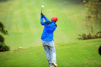 A participant in the NCBA Golf Series playing at the Sigona Golf Club