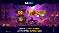 1xBet will make it rain money at Halloween: spin the slots and win up to €16,666!