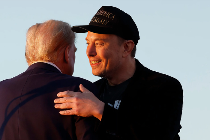 US President Donald Trump and billionaire entrepreneur Elon Musk, former Head of the Department of Government Efficiency (DOGE)