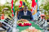 President William Ruto when he chaired a cabinet meeting at State House Kenya