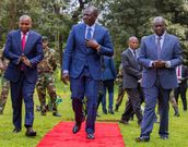 President William Ruto, Rigathi Gachugua and Kithure Kindiki