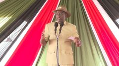President William Ruto at the Ol Pejeta Conservancy in Laikipia County during its 20th anniversary celebrations