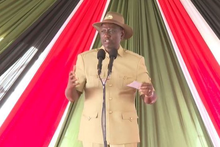 President William Ruto at the Ol Pejeta Conservancy in Laikipia County during its 20th anniversary celebrations
