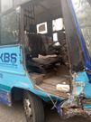 Vehicles involved in an accident along Argings Khodek Road