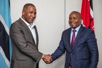 Deputy President Kithure Kindiki during a meeting with President Duma Boko of Botswana on November 9, 2024 [DPCS].