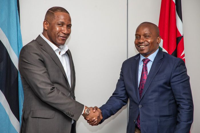 Deputy President Kithure Kindiki during a meeting with President Duma Boko of Botswana on November 9, 2024 [DPCS].