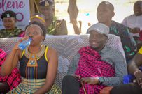 Kevin Kachapin with 1st Daughter Charlene Ruto