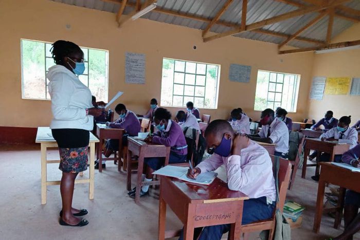 KCSE candidates obtain Maisha cards.
