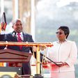 Deputy President Kithure Kindiki during his swearing-in ceremony at the KICC