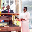 Deputy President Kithure Kindiki during his swearing-in ceremony at the Kenyatta International Convention Centre