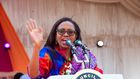 Nakuru Governor Susan Kihika speaking during a past event