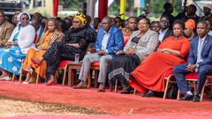 Former Deputy President Rigathi Gachagua during Ordination and Installation ceremony of Bishop Peter Kimani in Embu