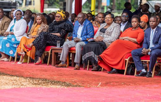 Former Deputy President Rigathi Gachagua during Ordination and Installation ceremony of Bishop Peter Kimani in Embu