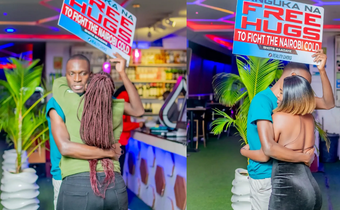 George Achoka: Kenyan man on mission to break Guinness World Record for most number of hugs by an individual in 24 hours
