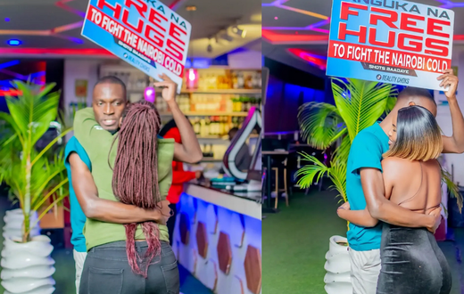 George Achoka: Kenyan man on mission to break Guinness World Record for most number of hugs by an individual in 24 hours