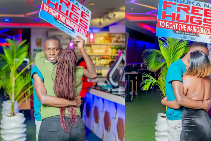 George Achoka: Kenyan man on mission to break Guinness World Record for most number of hugs by an individual in 24 hours
