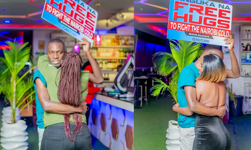 George Achoka: Kenyan man on mission to break Guinness World Record for most number of hugs by an individual in 24 hours