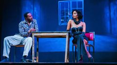 A photo of Shirleen Wangari and Isaboke Nyakundi on set